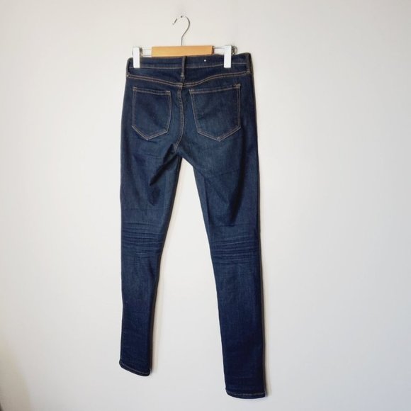 Banana Republic Jeans Premium Denim Skinny Mid Rise  Dark Wash 26 - Picture 6 of 13